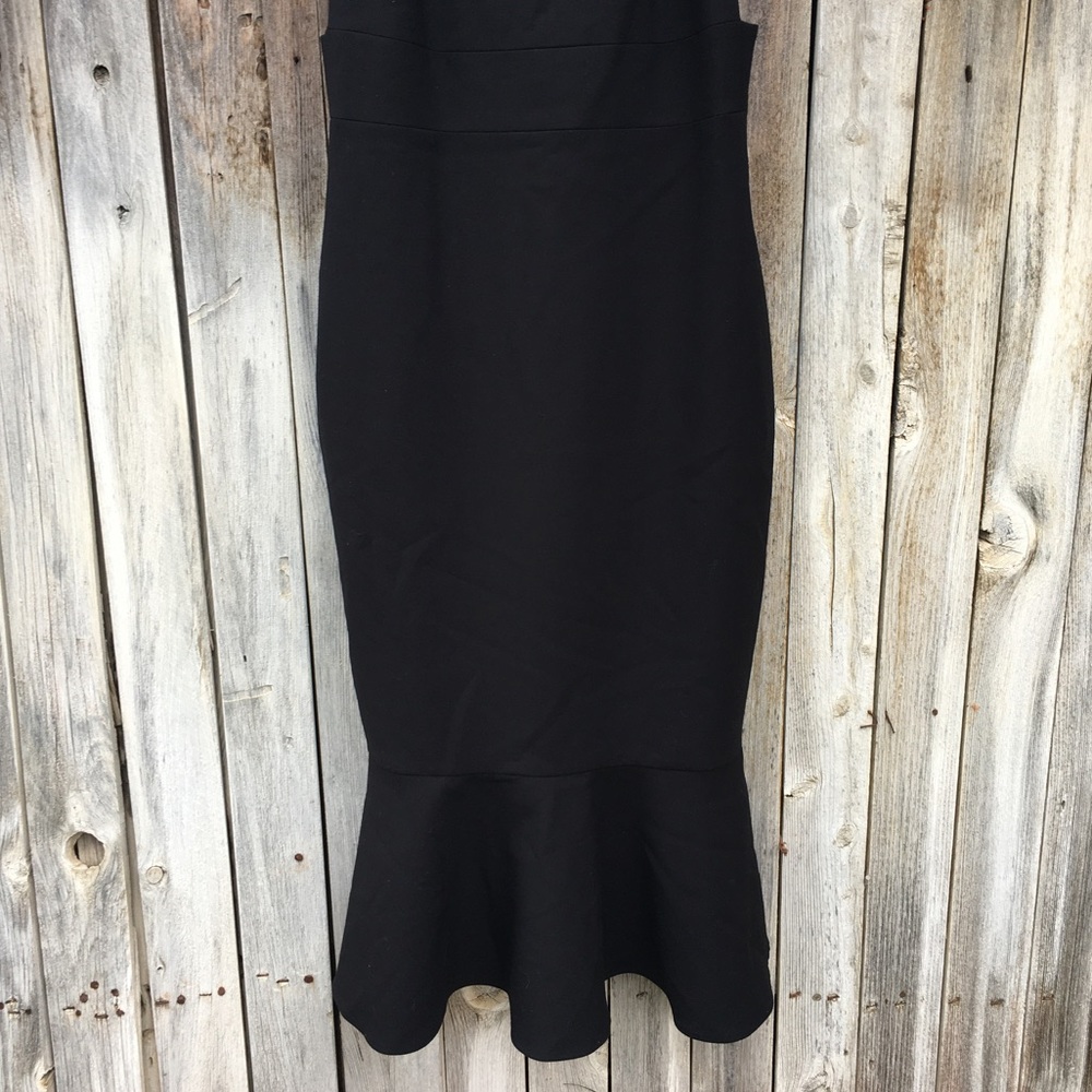 New Cinq A Sept Harlyn Midi Dress Black 12 - Picture 9 of 15